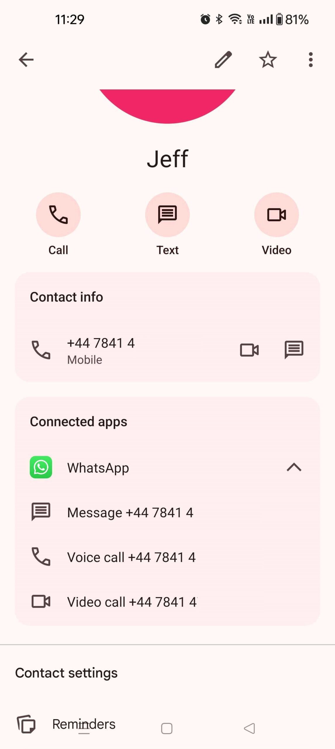 Función de aplicaciones conectadas en Contactos de Google 2