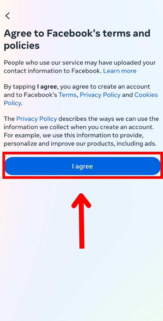 Facebook ‘s terms and policies