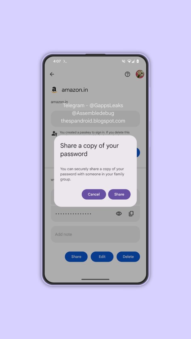 How Password Feature Google Password Manager's password sharing functionality could soon ...