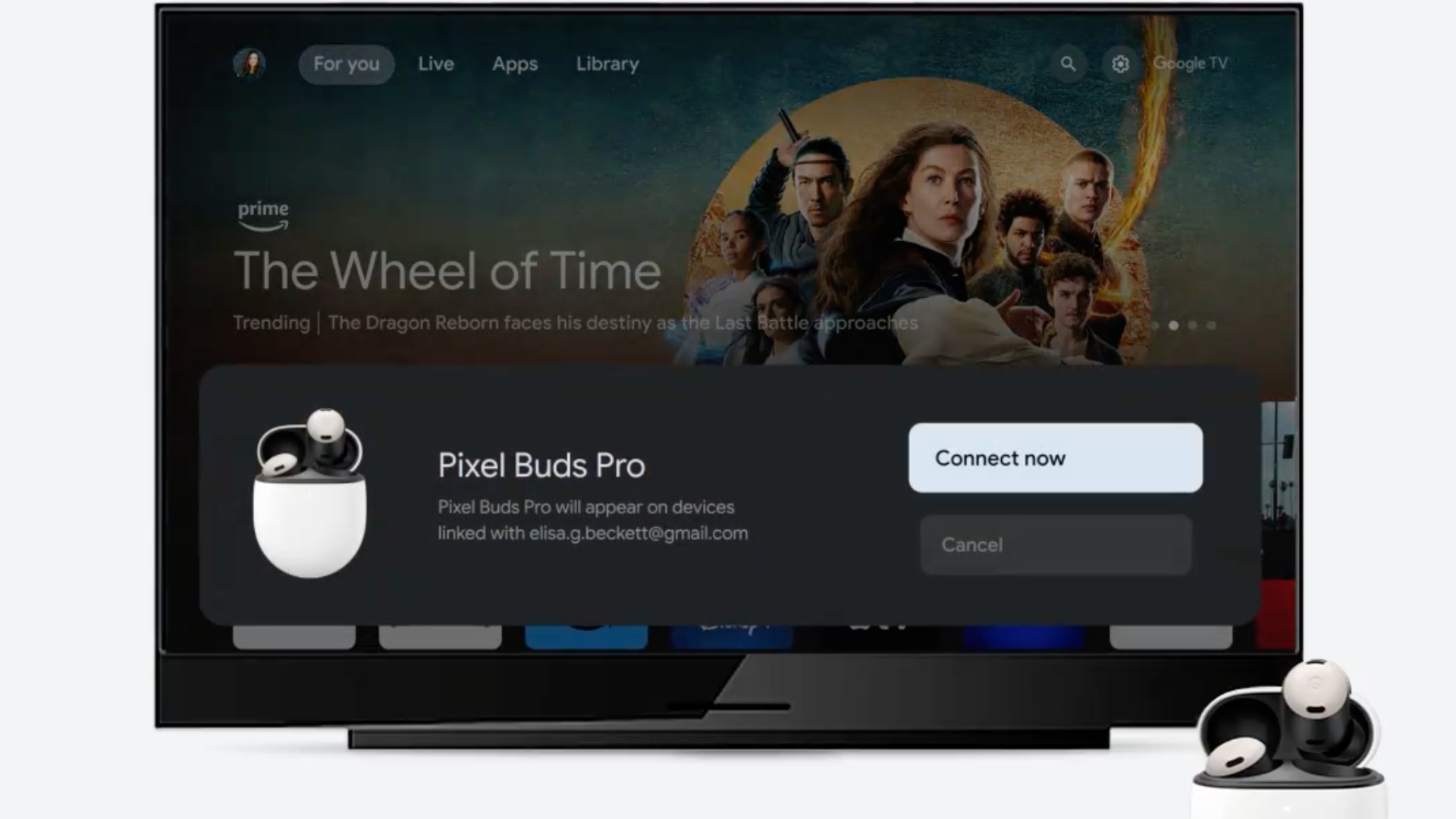 Emparejamiento rápido de Google TV Android 12