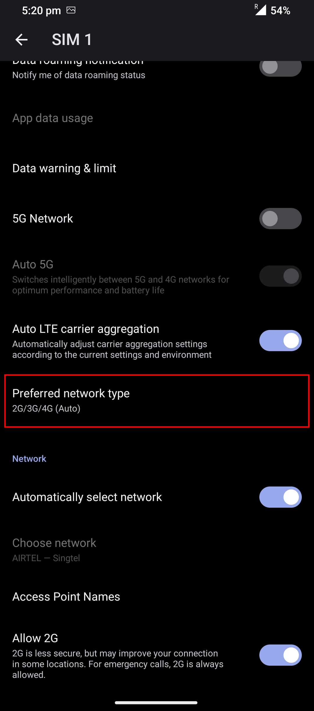 How to activate 4G LTE on ASUS ROG Phone 6 Pro (4)