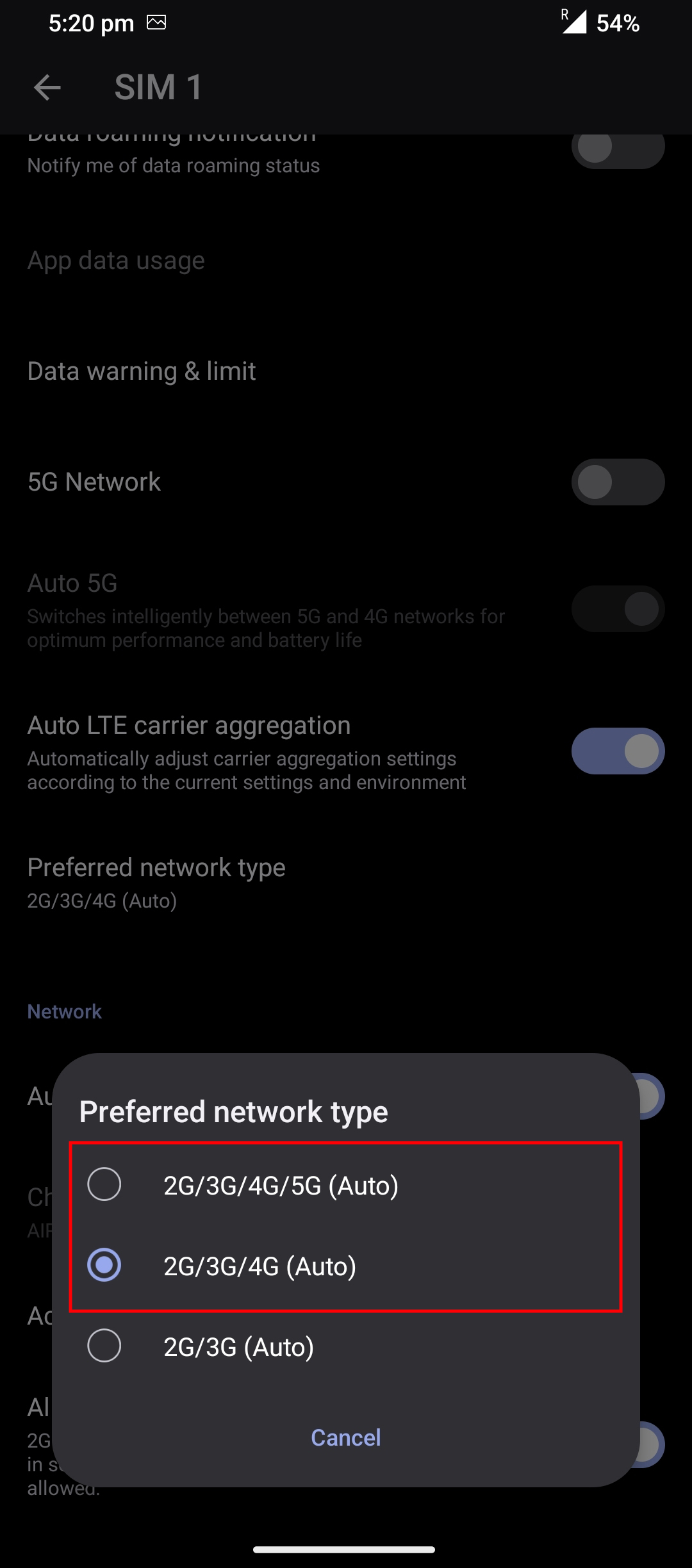 How to activate 4G LTE on ASUS ROG Phone 6 Pro (5)