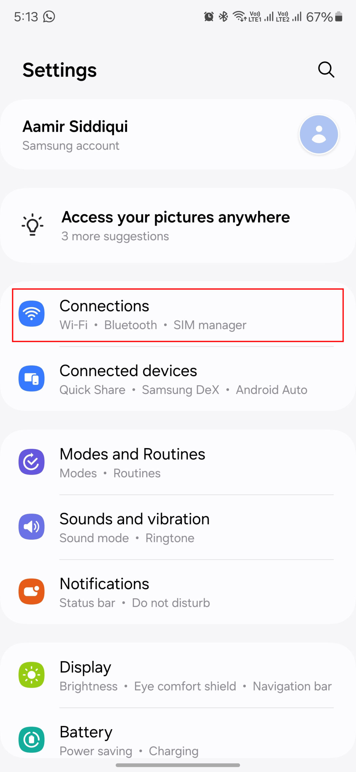 How to activate 4G LTE on Samsung Galaxy S24 Ultra (1)