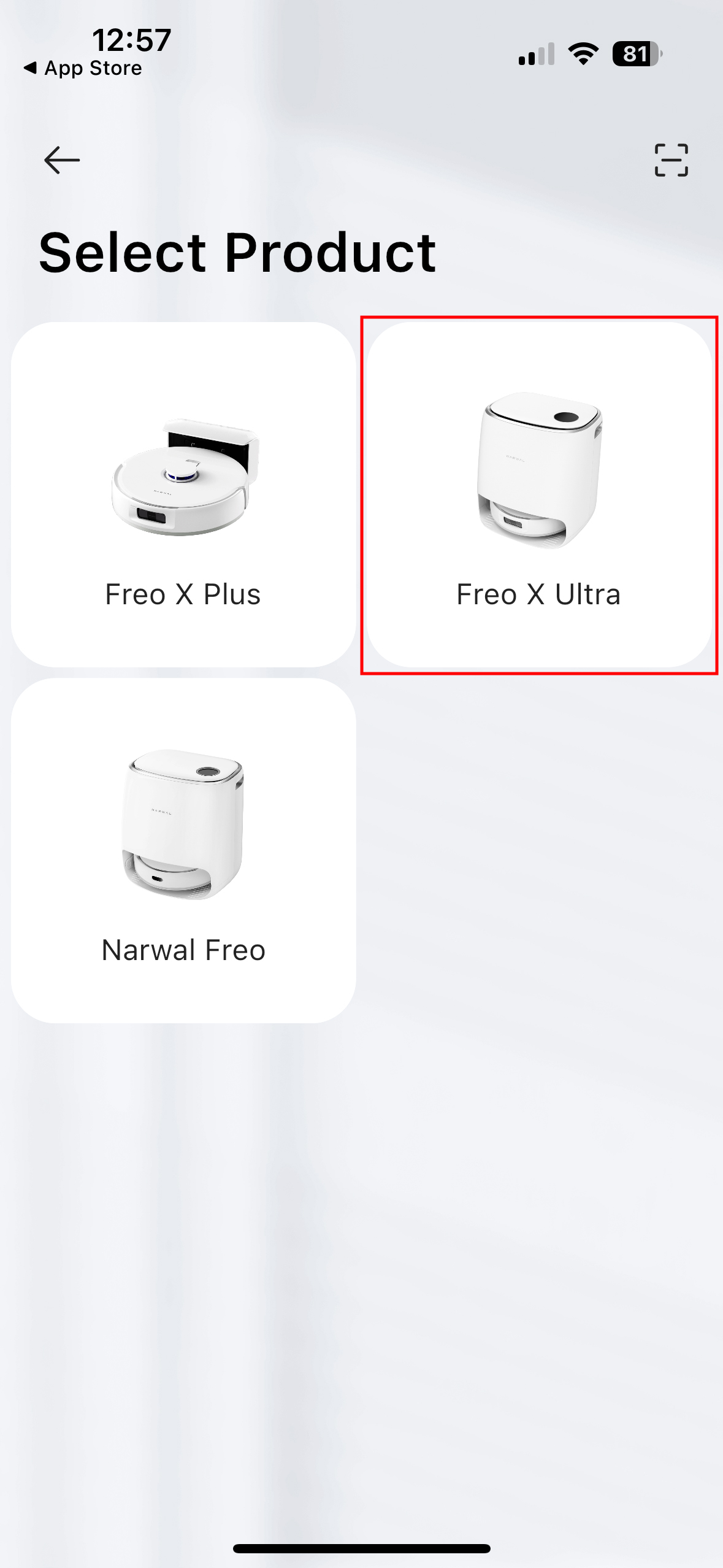 How to add the Narwal Freo X Ultra to the Narwal app (2)