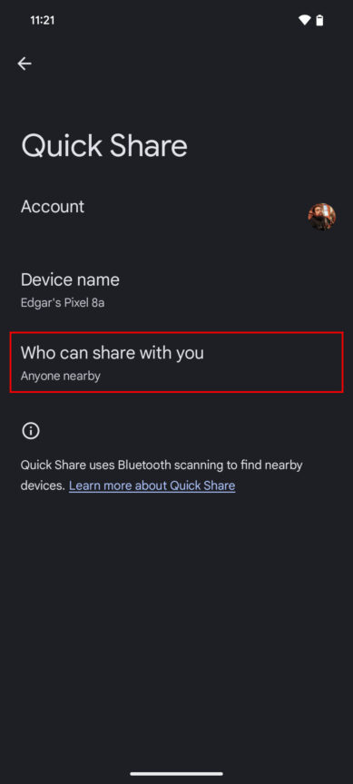 How to AirDrop on Android - Android Authority