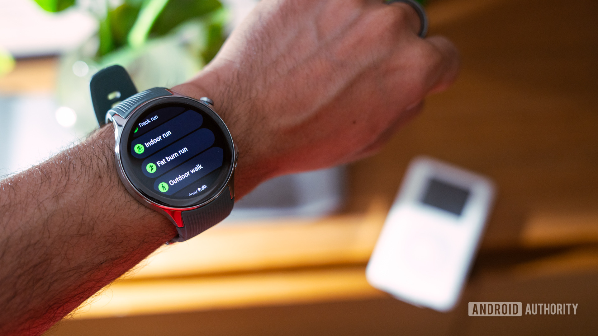 OnePlus Watch 2 on wrist workout