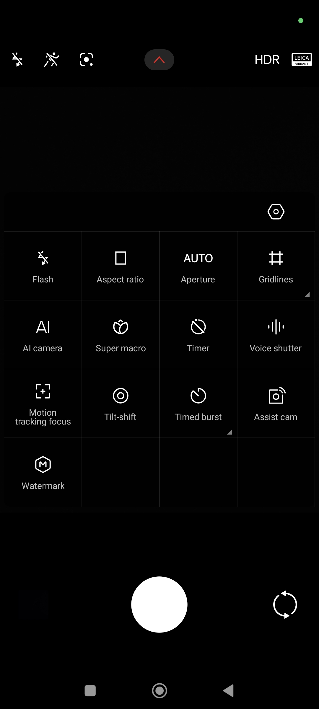 Xiaomi 14 Ultra camera controls screenshot