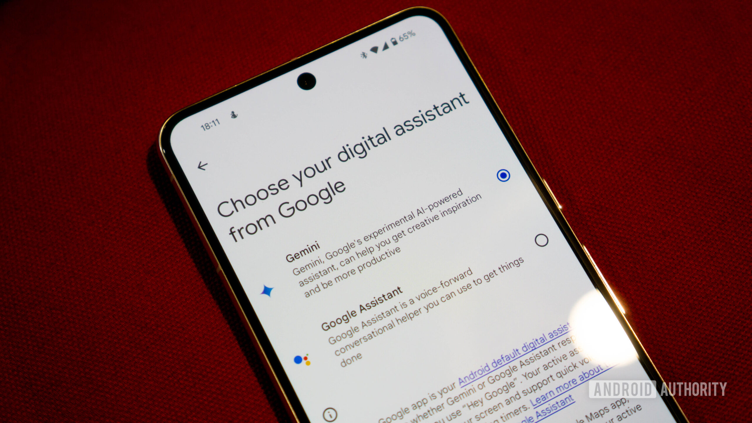 google choose digital assistant