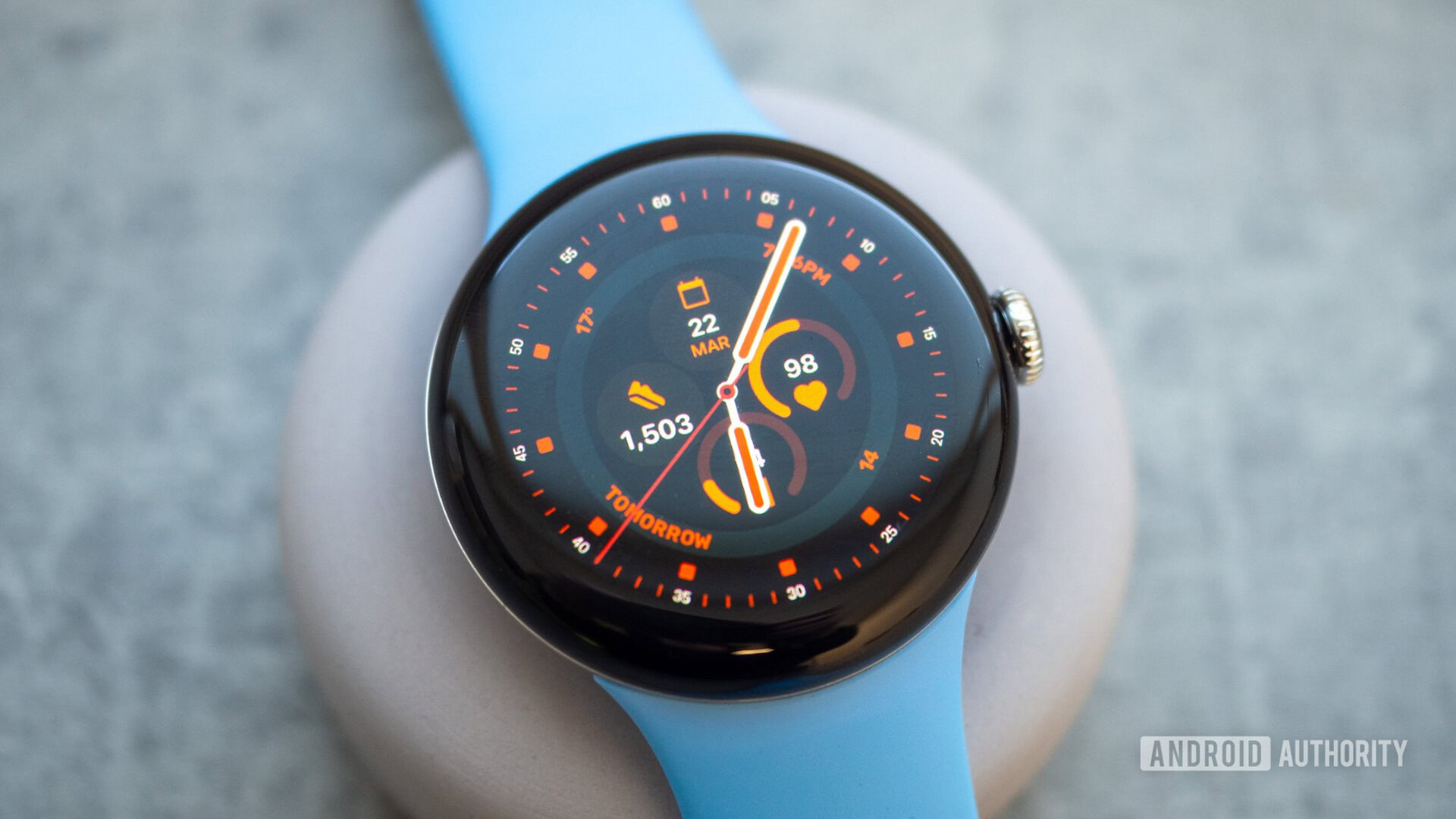 google pixel watch wear os watch face nothing fancy 1