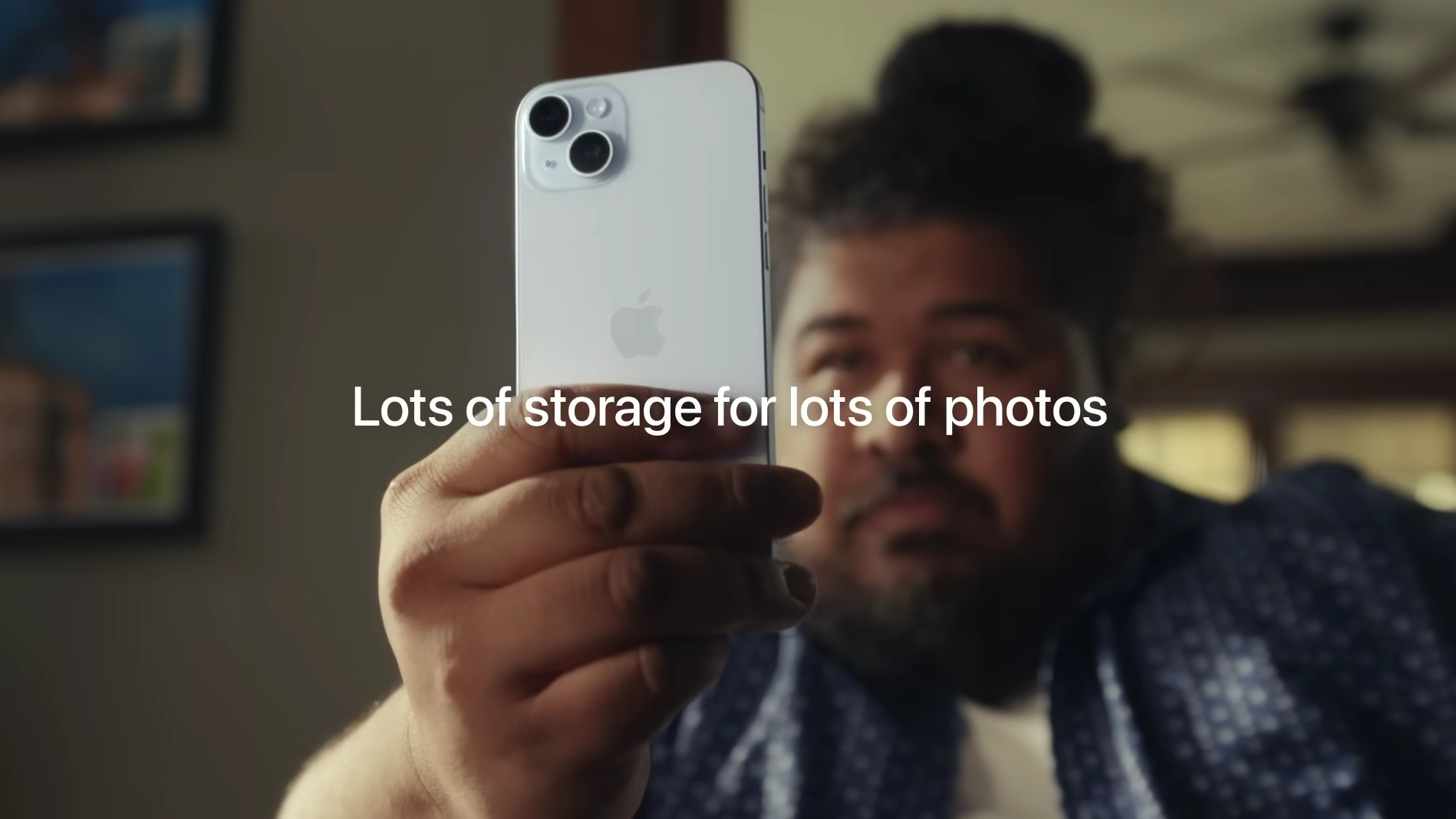 iPhone 15 storage ad youtube