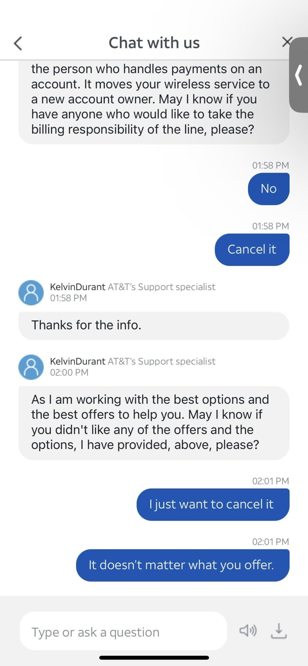 Customer shares hellish experience of canceling an AT&T phone line ...