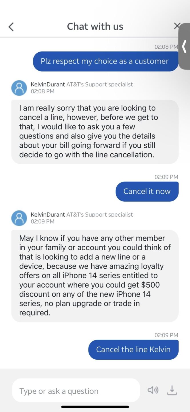 Customer shares hellish experience of canceling an AT&T phone line ...