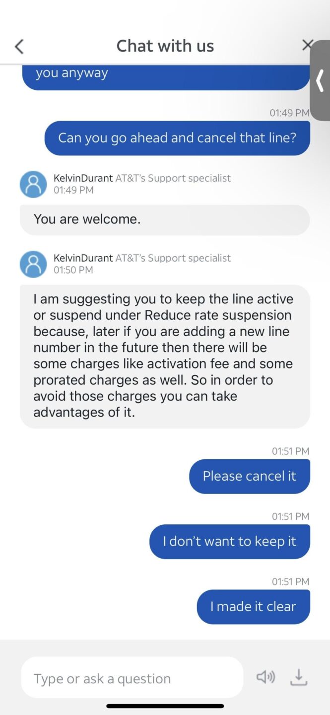 Customer shares hellish experience of canceling an AT&T phone line ...