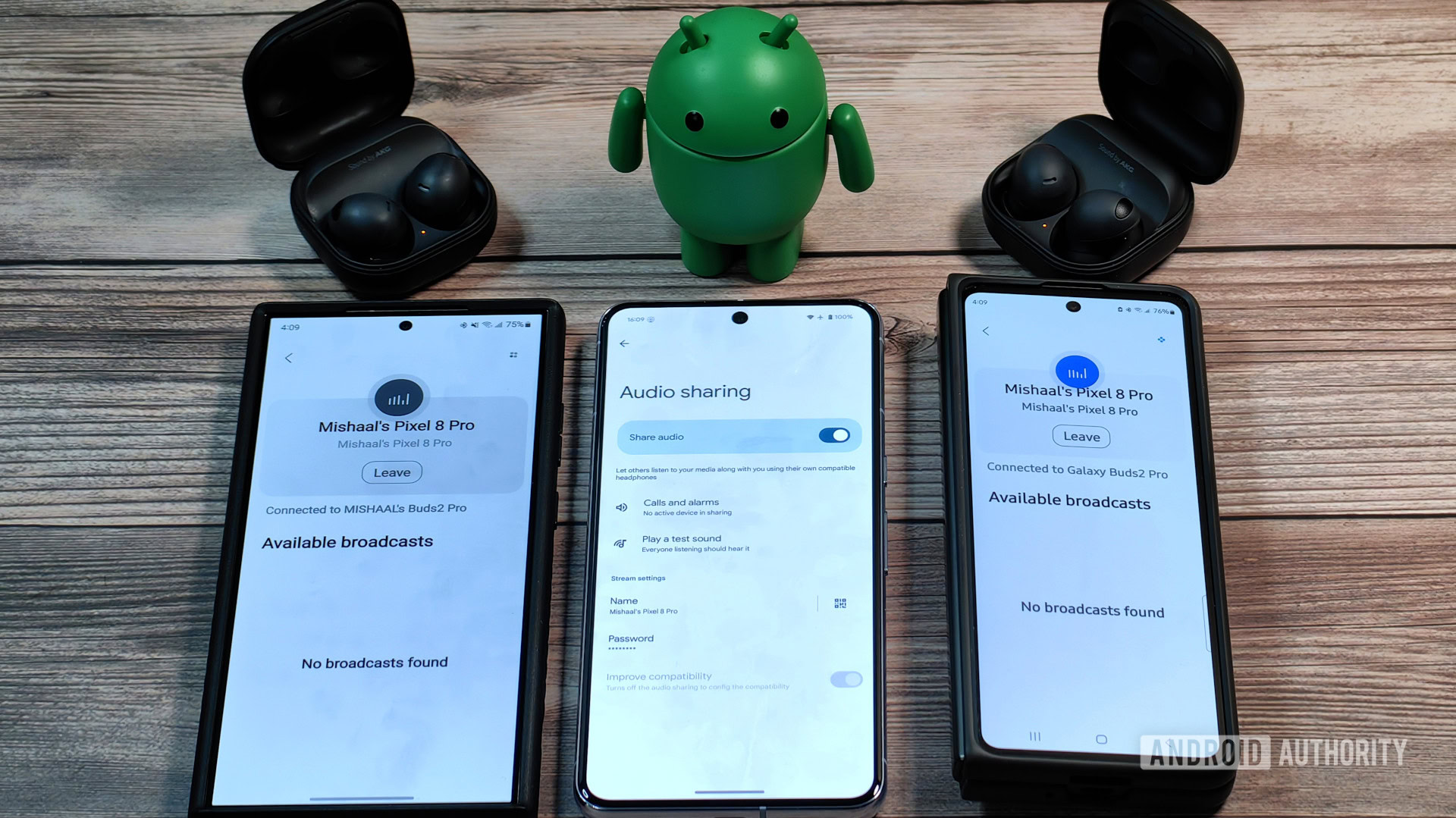 Android 15 audio sharing hero image