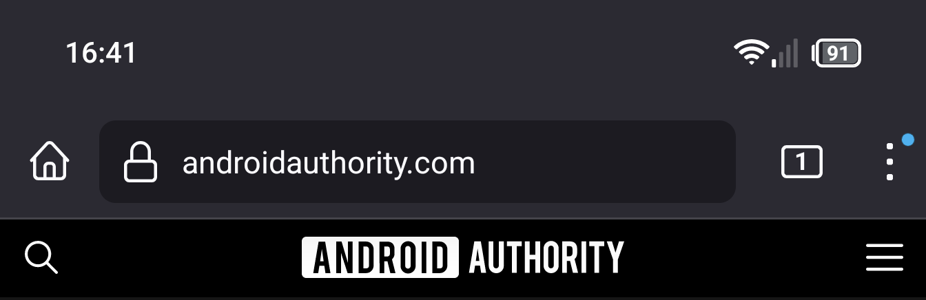 Ikony nowego paska stanu Androida 15 są ciemne