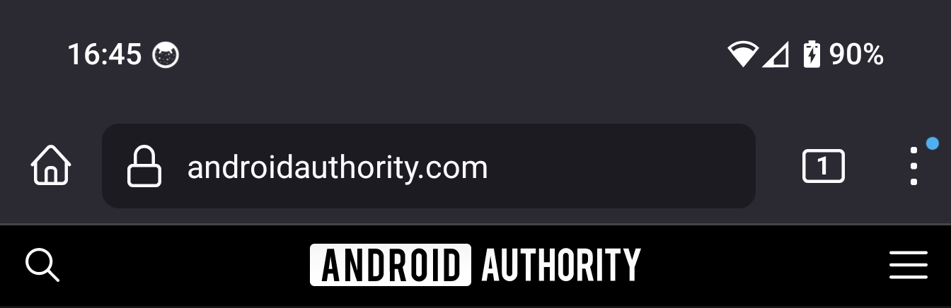 Android 15 old status bar icons dark charging