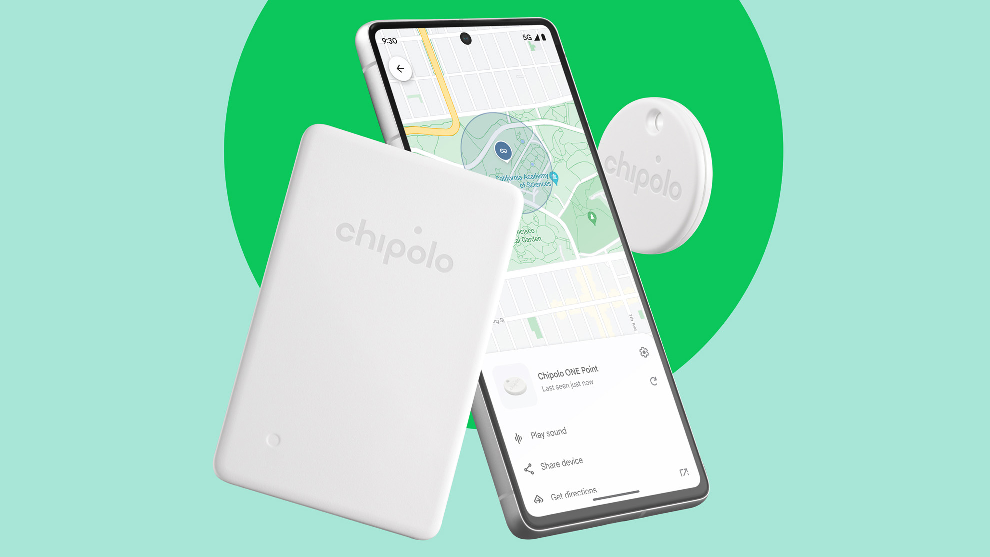 Chipolo CARD Point and Chipolo ONE Point with Google Find My Device Network