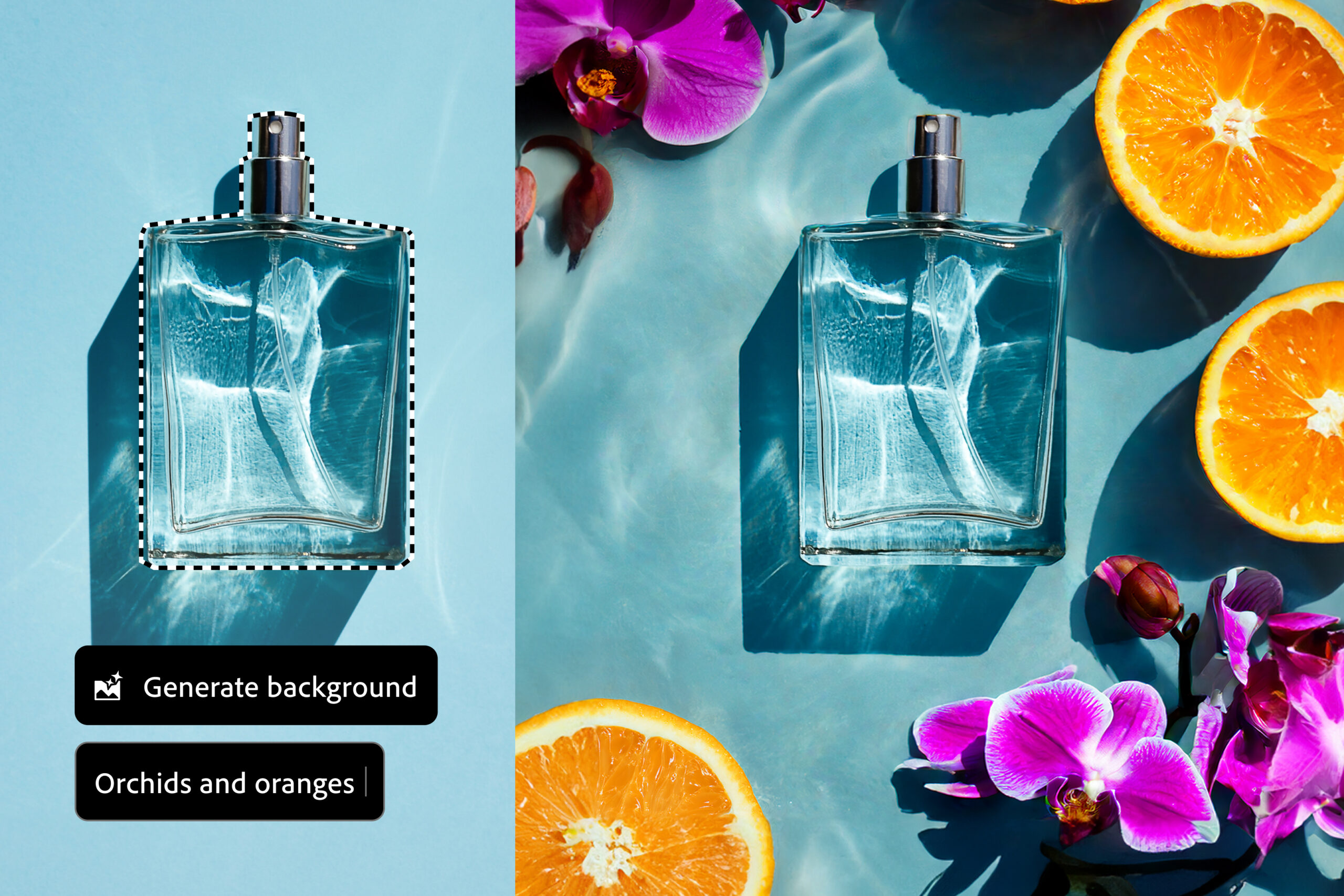 Generate Background Perfume Campaign