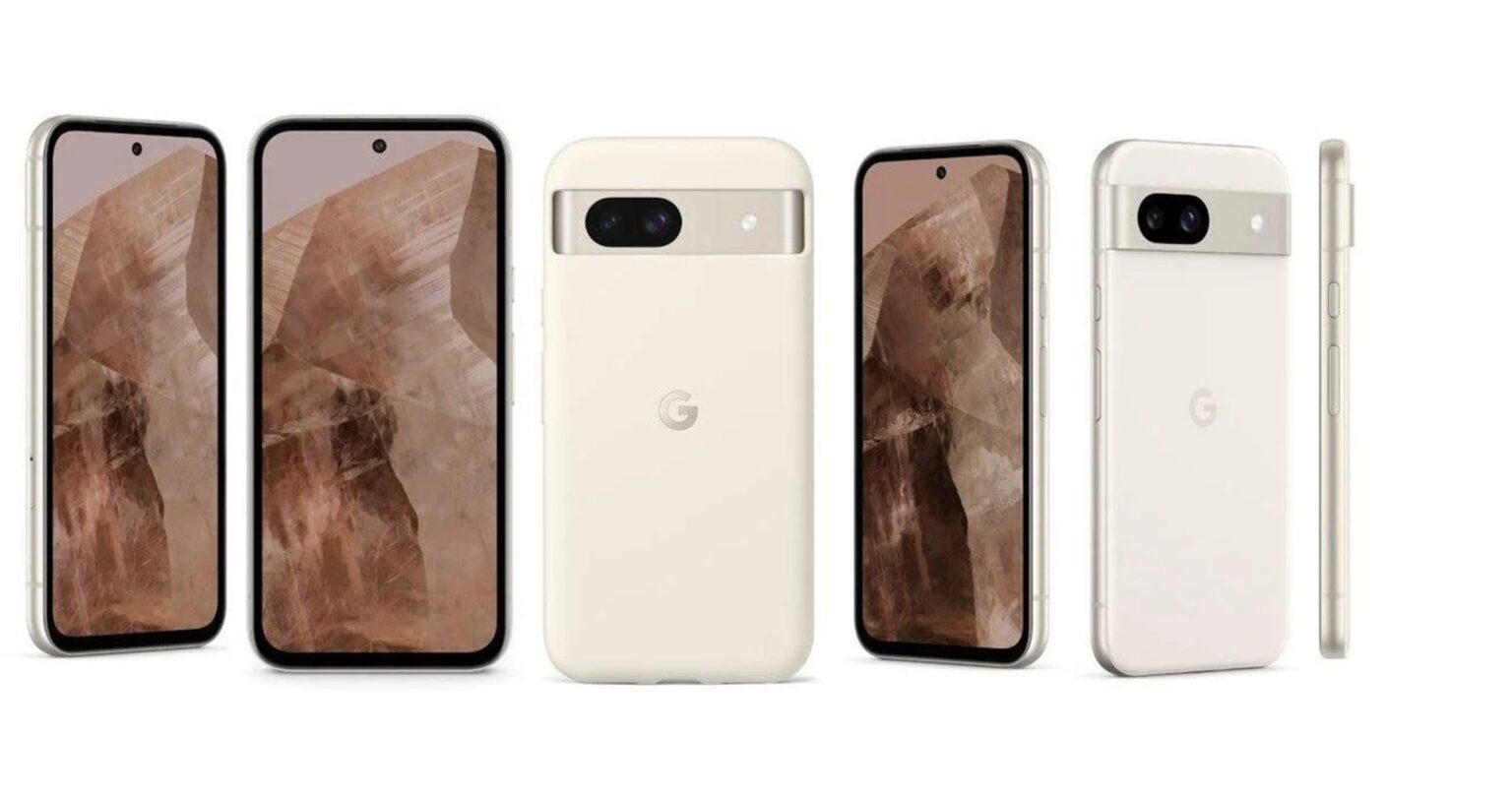 Pixel 8a gets leaked in new clean renders, showing off all four colors