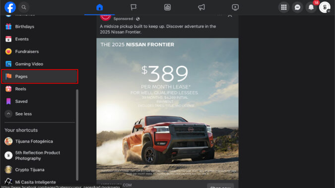 LOG INTO FACEBOOK PAGE AS ADMIN visual data 8