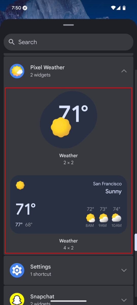 Android weather widgets: What they are, how to use them, etc.