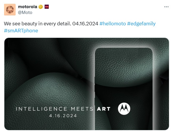 Motorola April 16 launch X