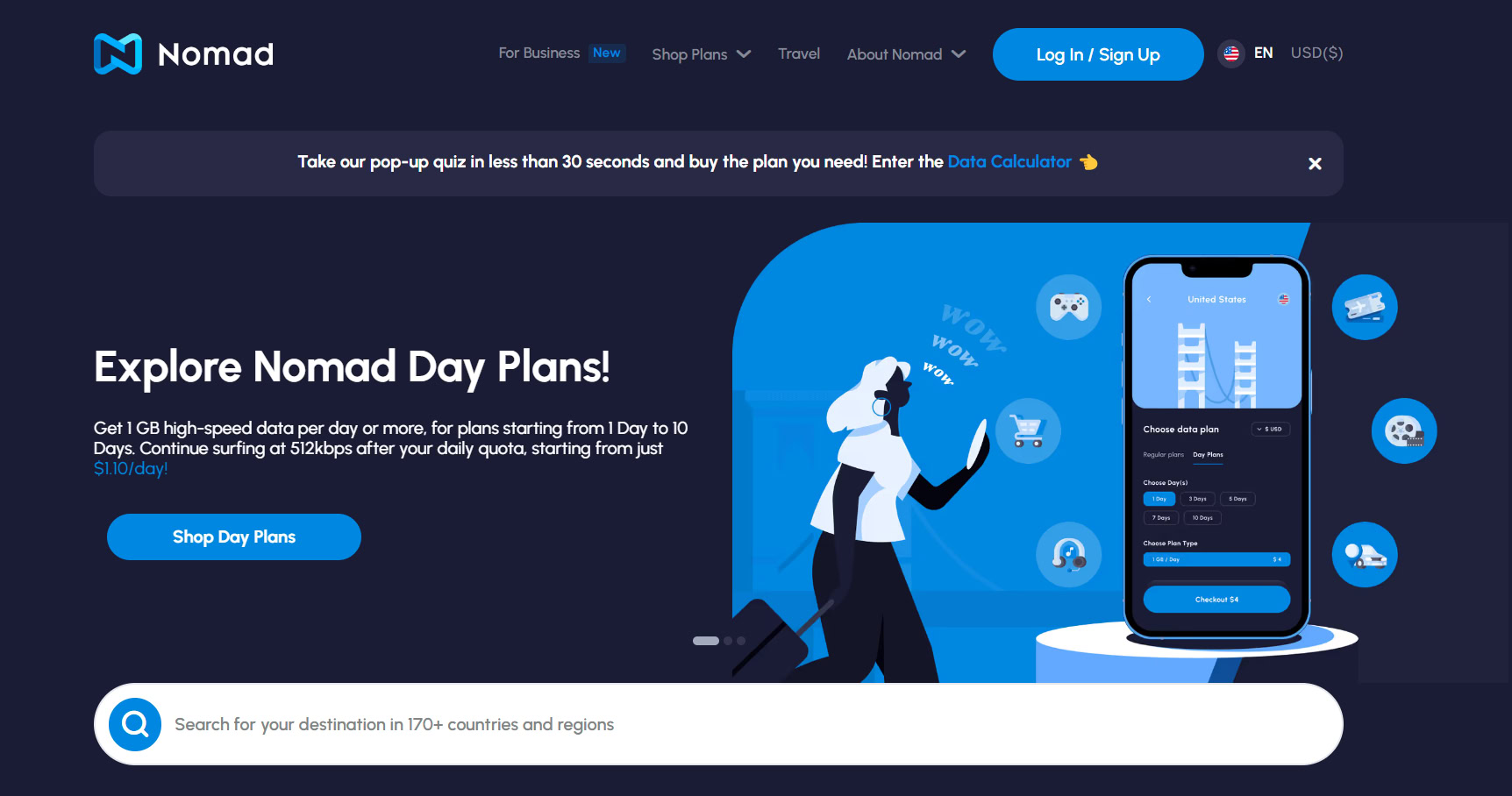 Nomad homepage