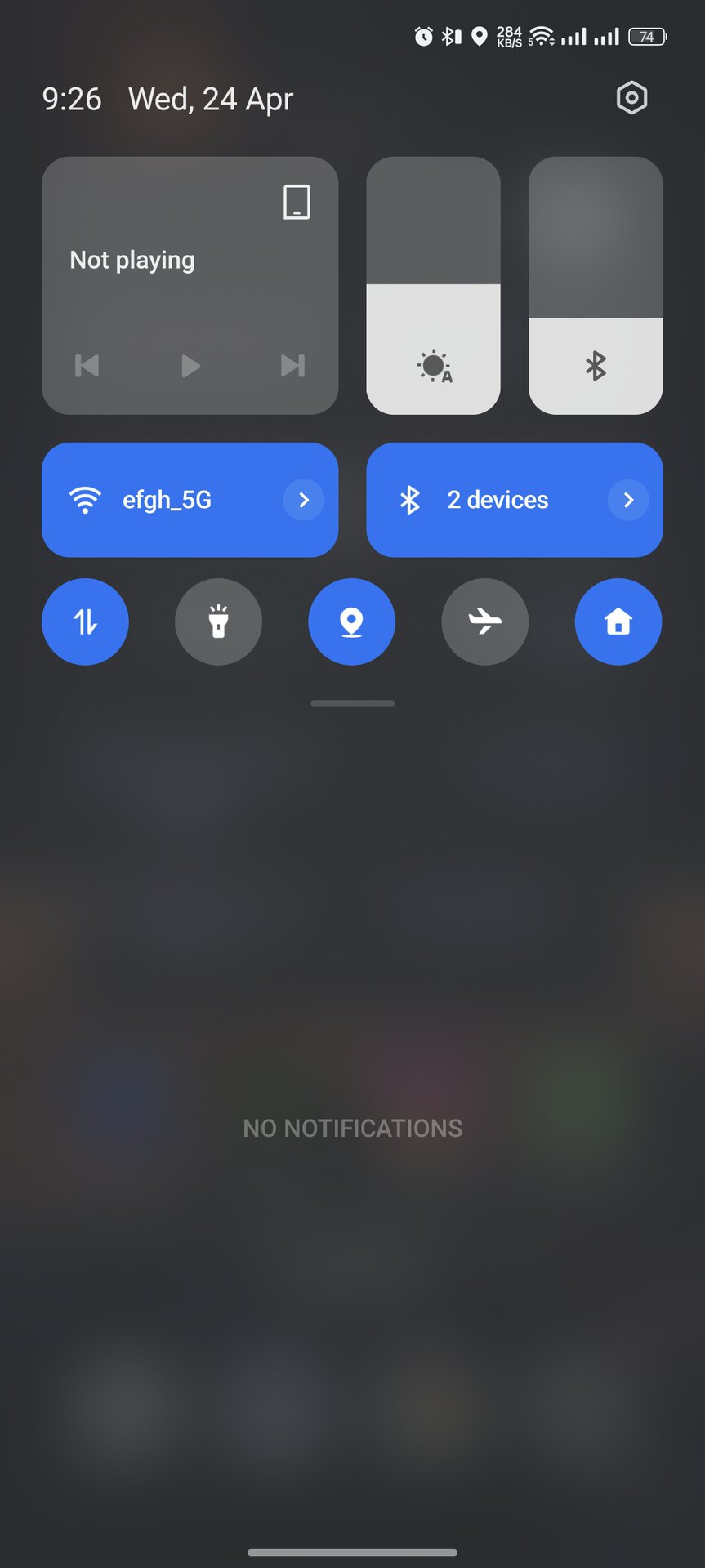 OnePlus abre la configuración rápida en una nueva actualización (1)