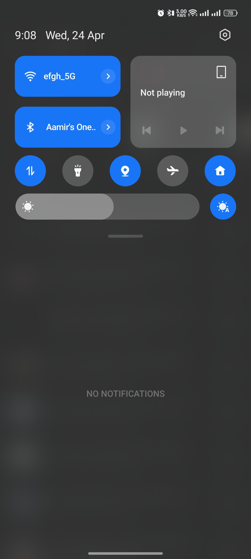 OnePlus abre la configuración rápida en la actualización anterior (2)