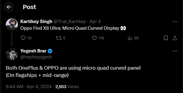 Captura de pantalla de Yogesh Brar X Pantallas curvas Micro Quad