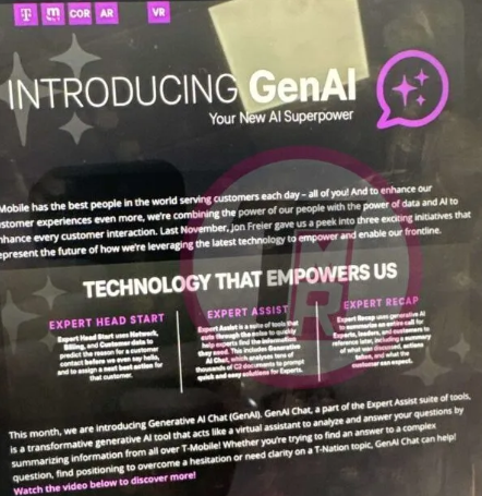 Recursos do T-Mobile GenAI