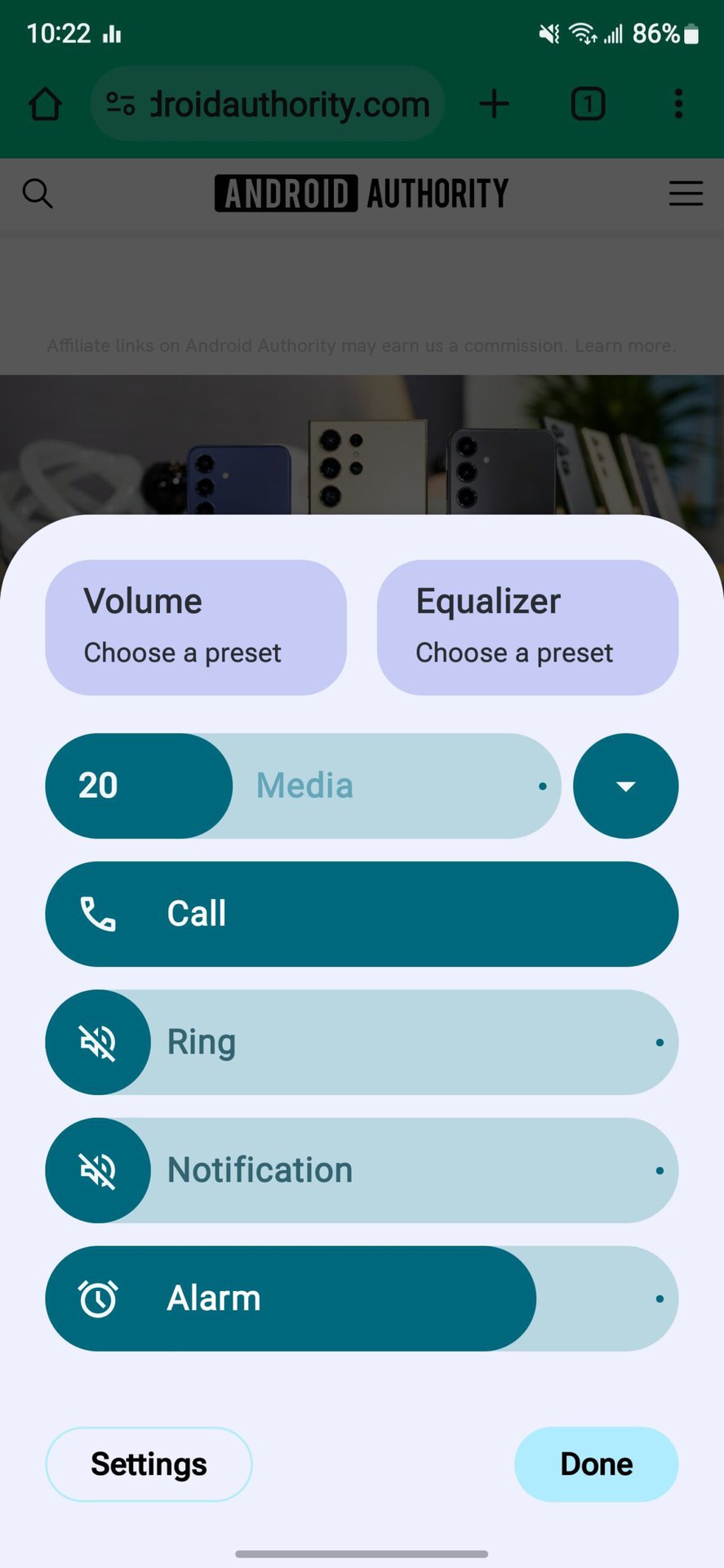 This app brings Android 15’s new volume panel to any device