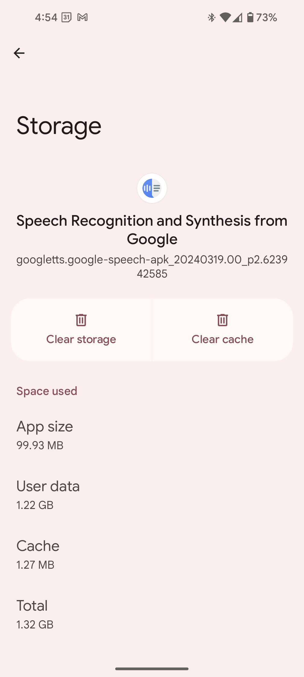 android app storage speech recognition