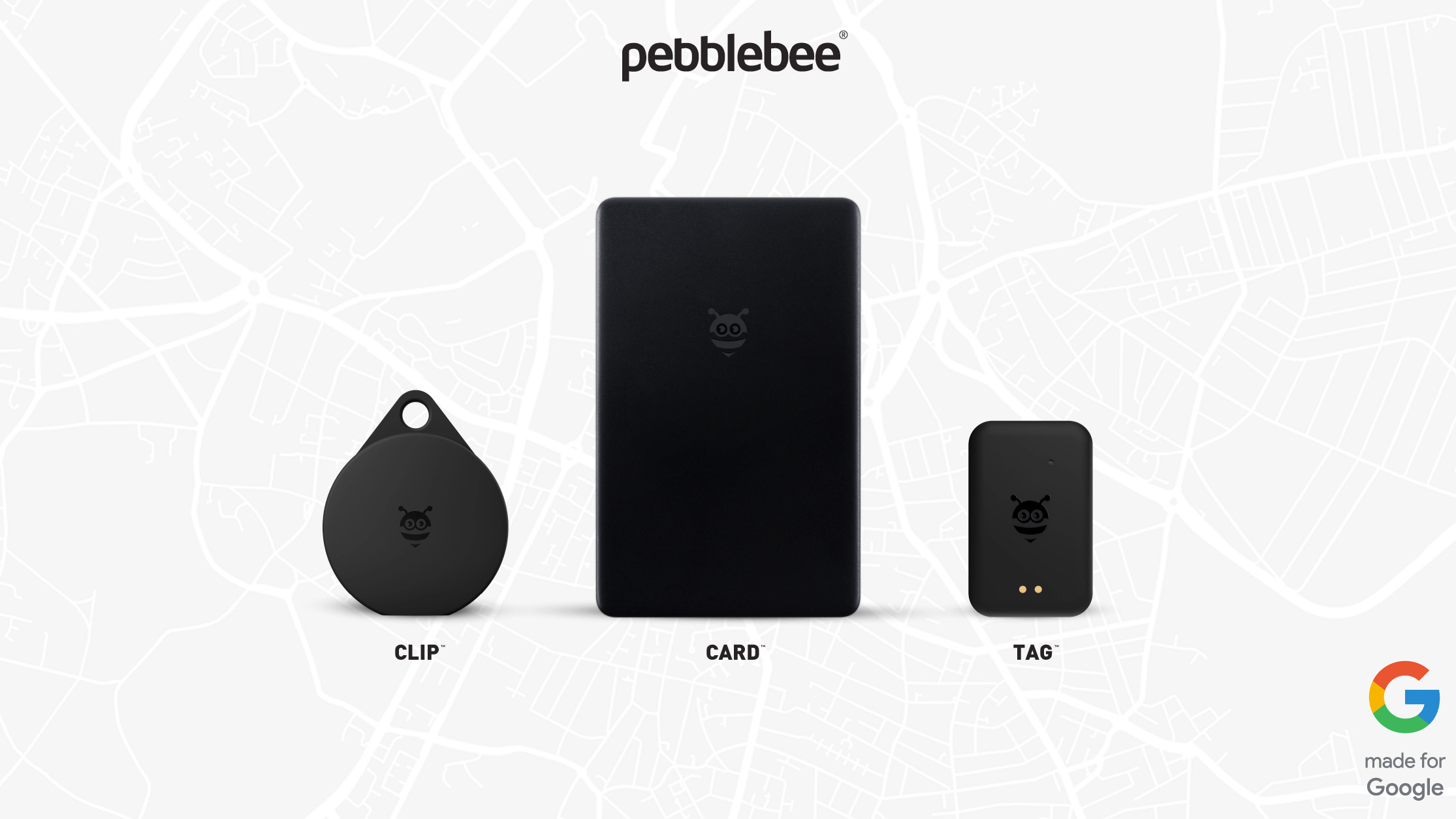 pebblebee clip card tag made for google