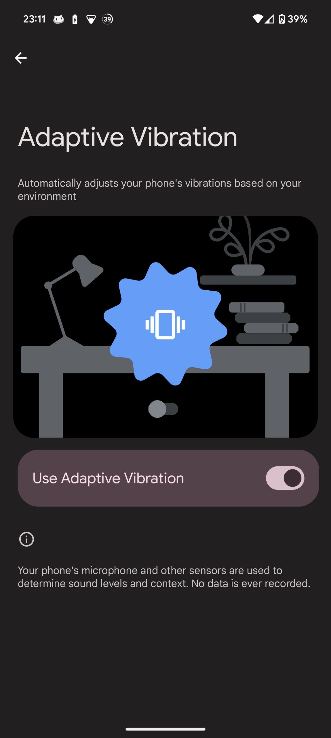 Android 15 Beta 2 Adaptive Vibration