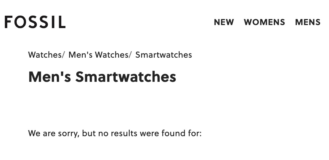 And now his watch is ended: Fossil’s Wear OS smartwatches are now extinct