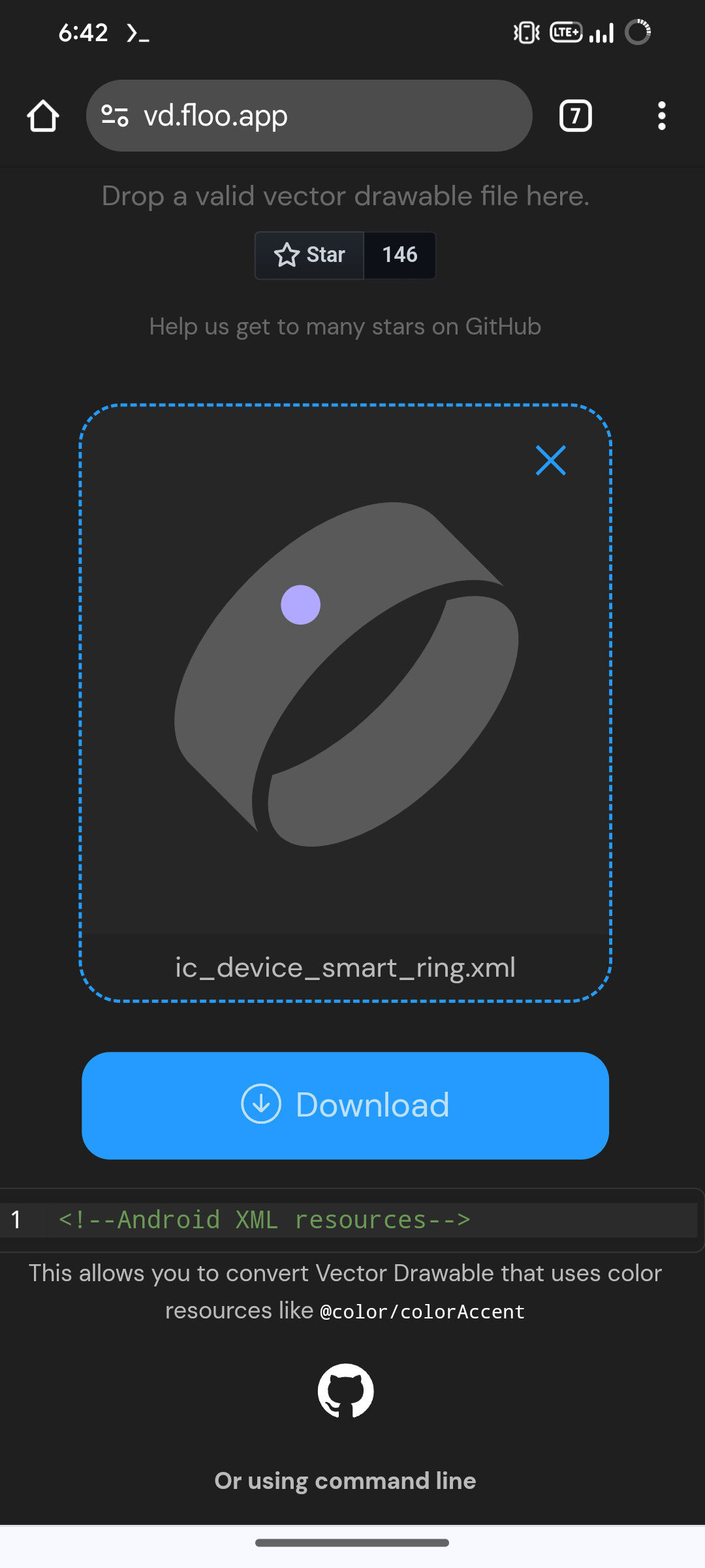 Galaxy ring icon 2
