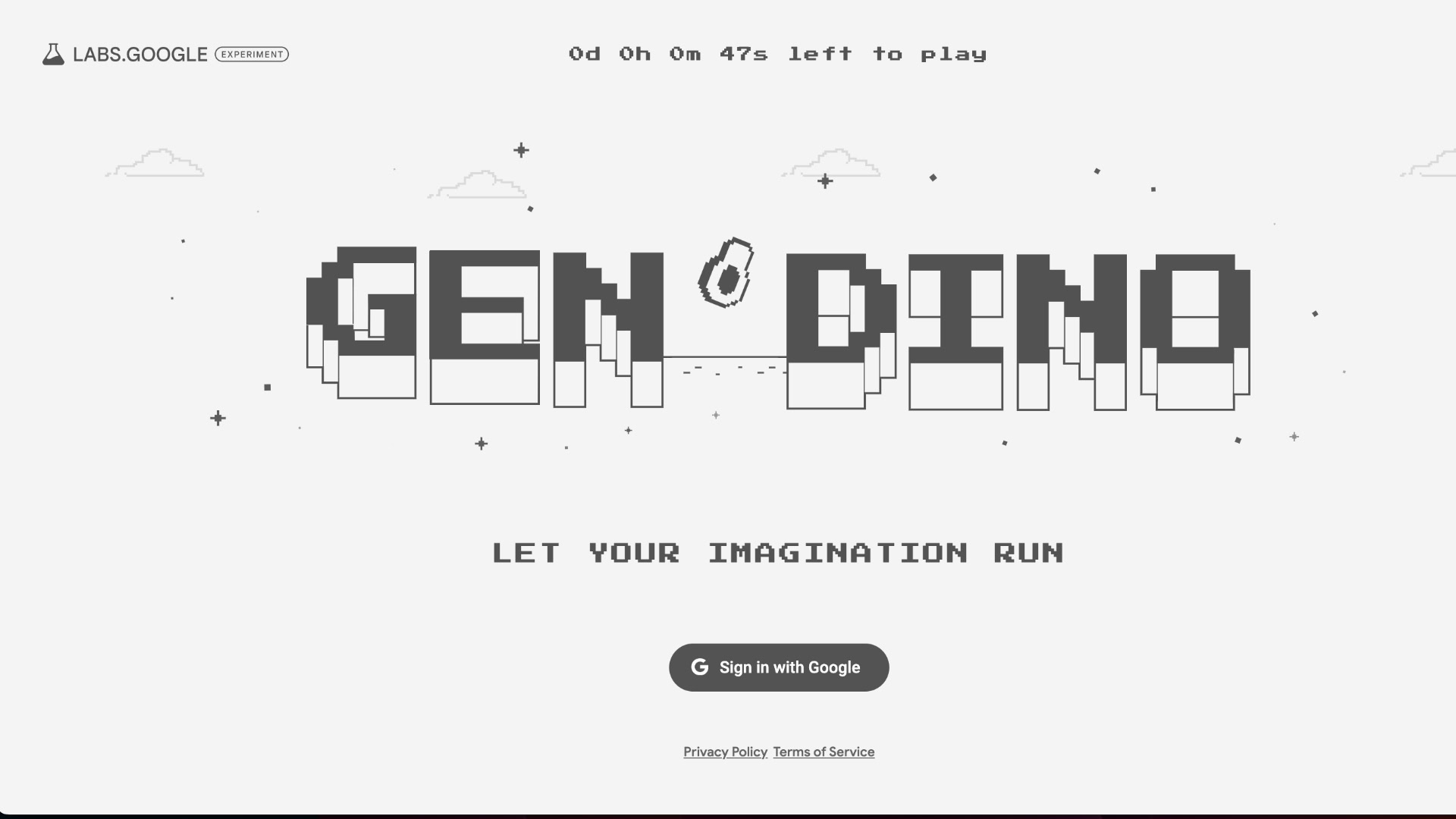 Gen Dino Game Google I O 2024
