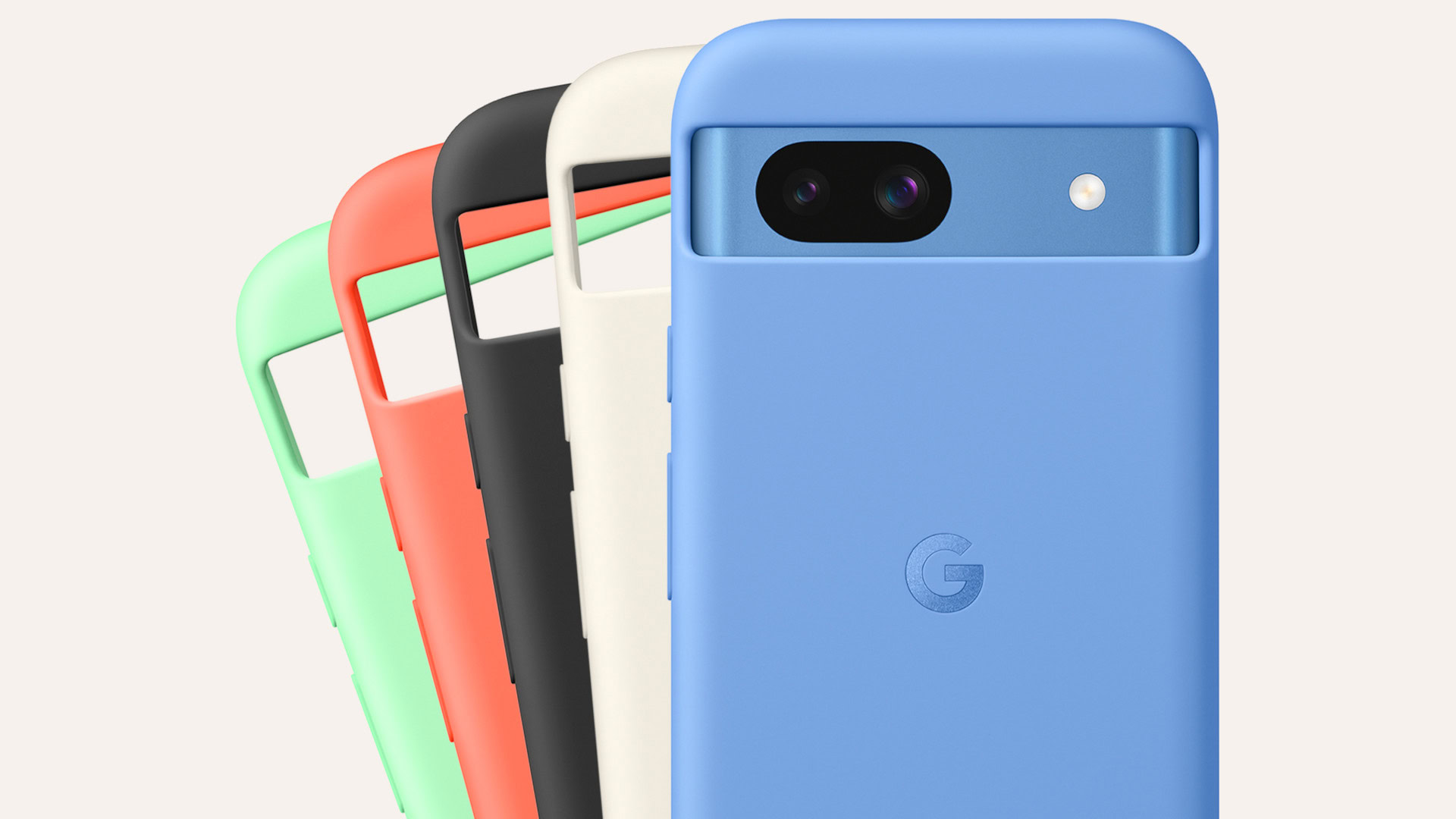 Google Pixel 8a and cases by Evan Blass