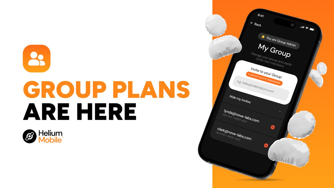 Helium Mobile, the $20 decentralized mobile network, now offers group plans at same $20 price