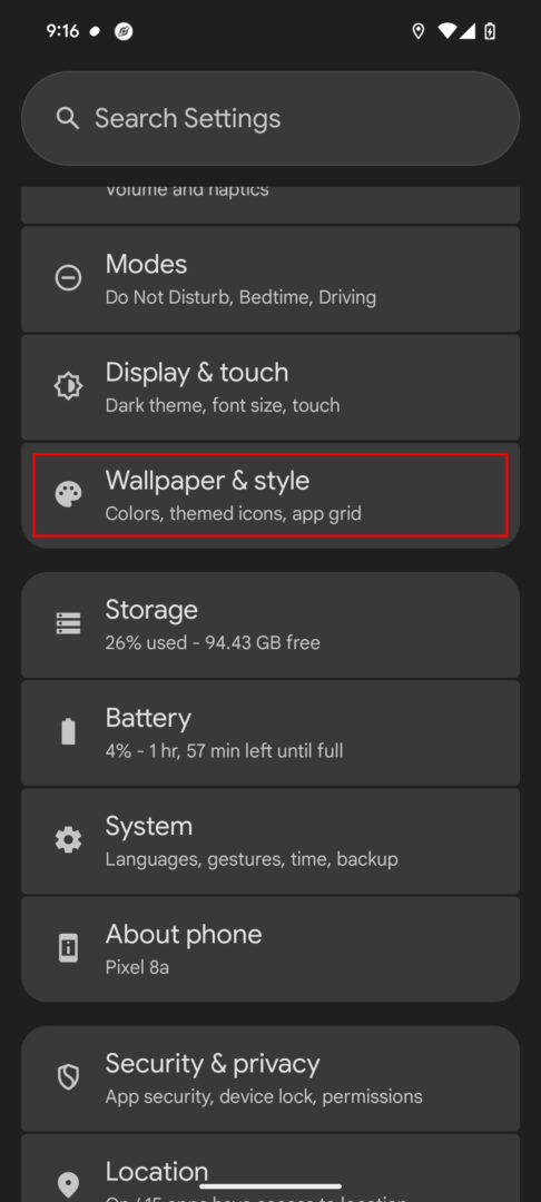 Here's how to change your Android system accent color