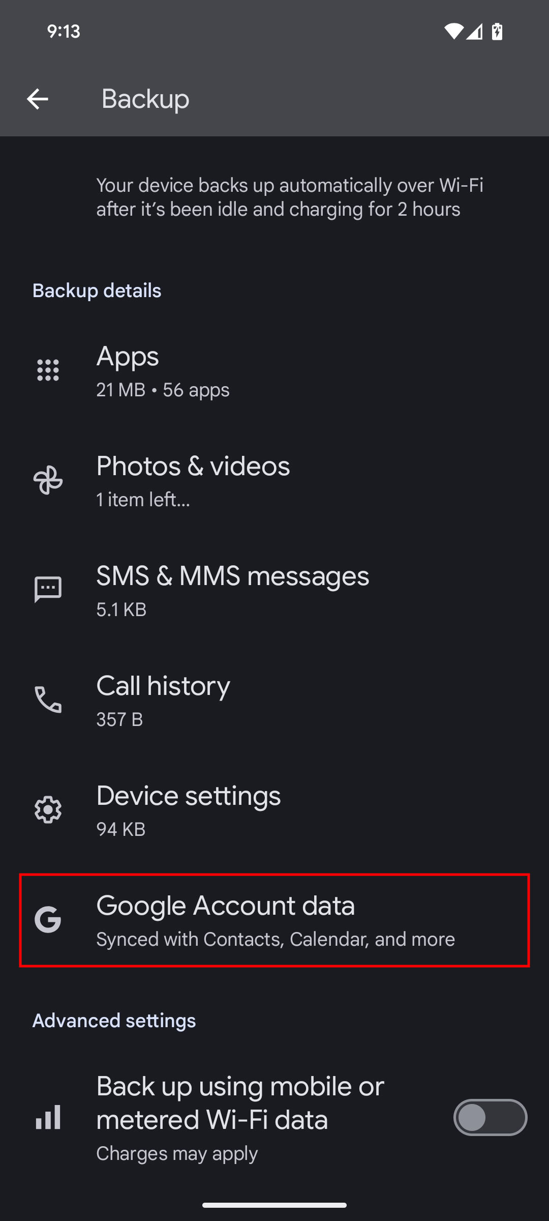 How to turn on Google Sync for contacts on Android 5