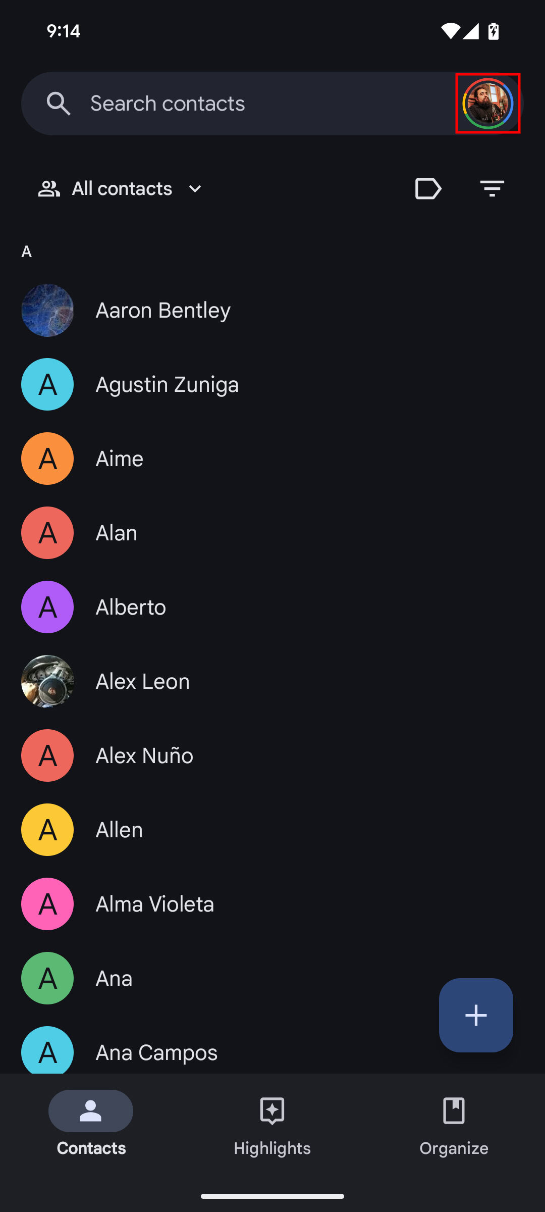 How to turn on Google Sync for contacts on Android 7