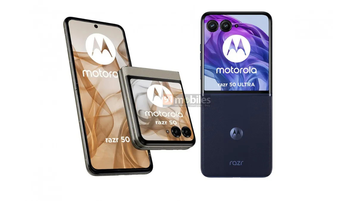 Motorola Razr 50 series renders