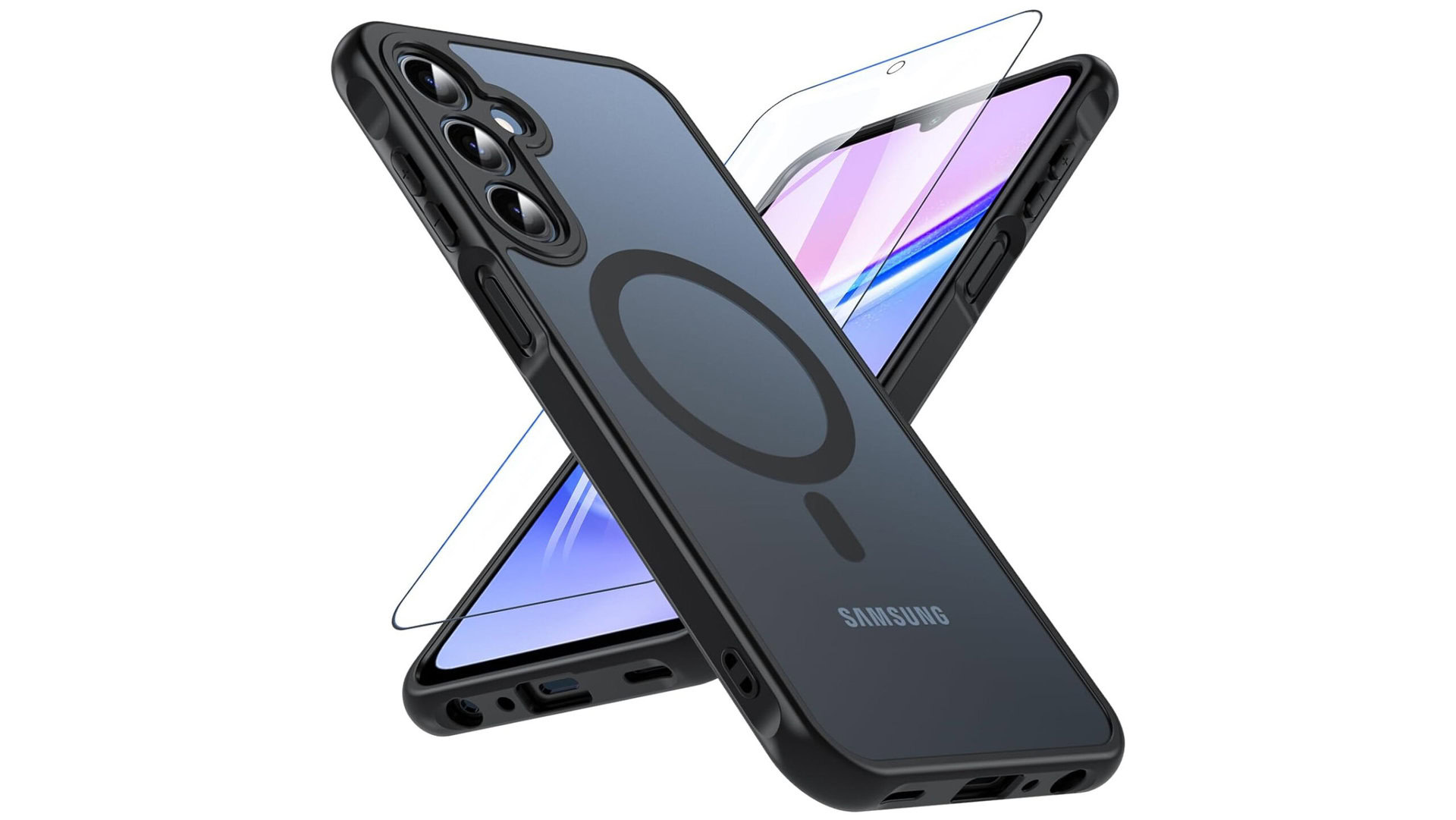 OWKEY Magnetic Case for Galaxy A15 5G