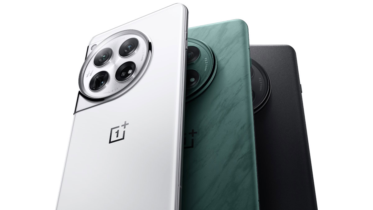 OnePlus 12 Green, Black, and White colors