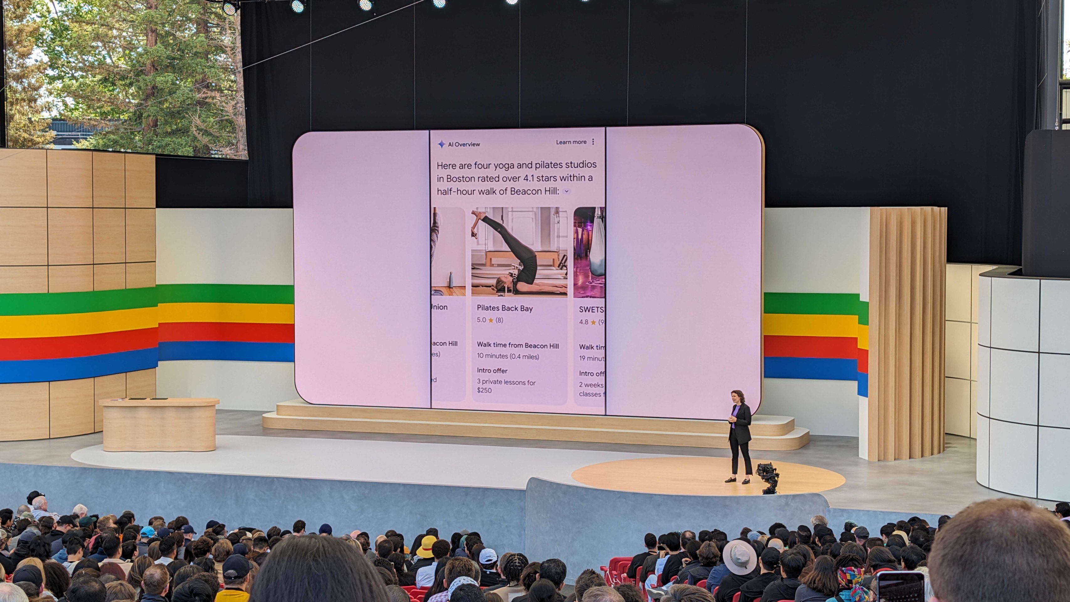 Google Search AI demo Google I/O