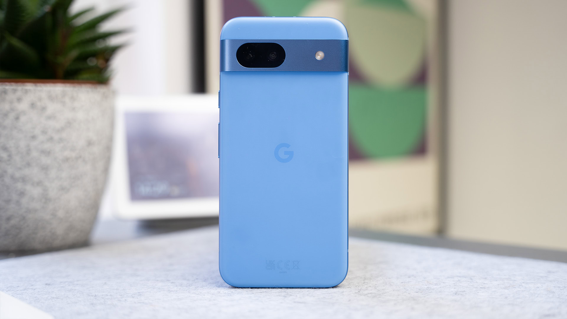 Google Pixel 8A bay blue 2