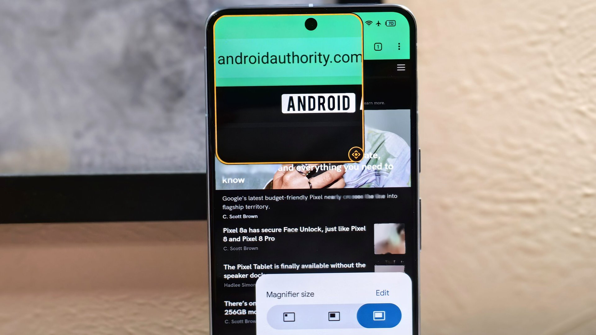 Android 15’s new screen magnification gesture makes it easier to zoom in