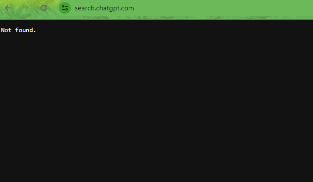 Screenshot of search dot chatgpt dot com